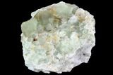 Blue-Green, Cubic Fluorite Crystal Cluster - Morocco #99000-1